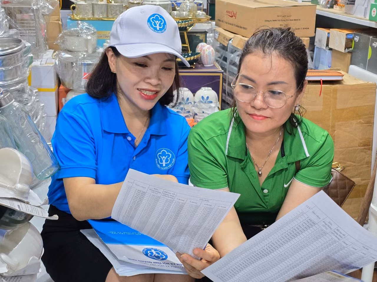 BHXH tỉnh Quảng Nam: Sáng tạo trong tuyên truyền chính sách BHXH, BHYT đến tiểu thương và người dân -0