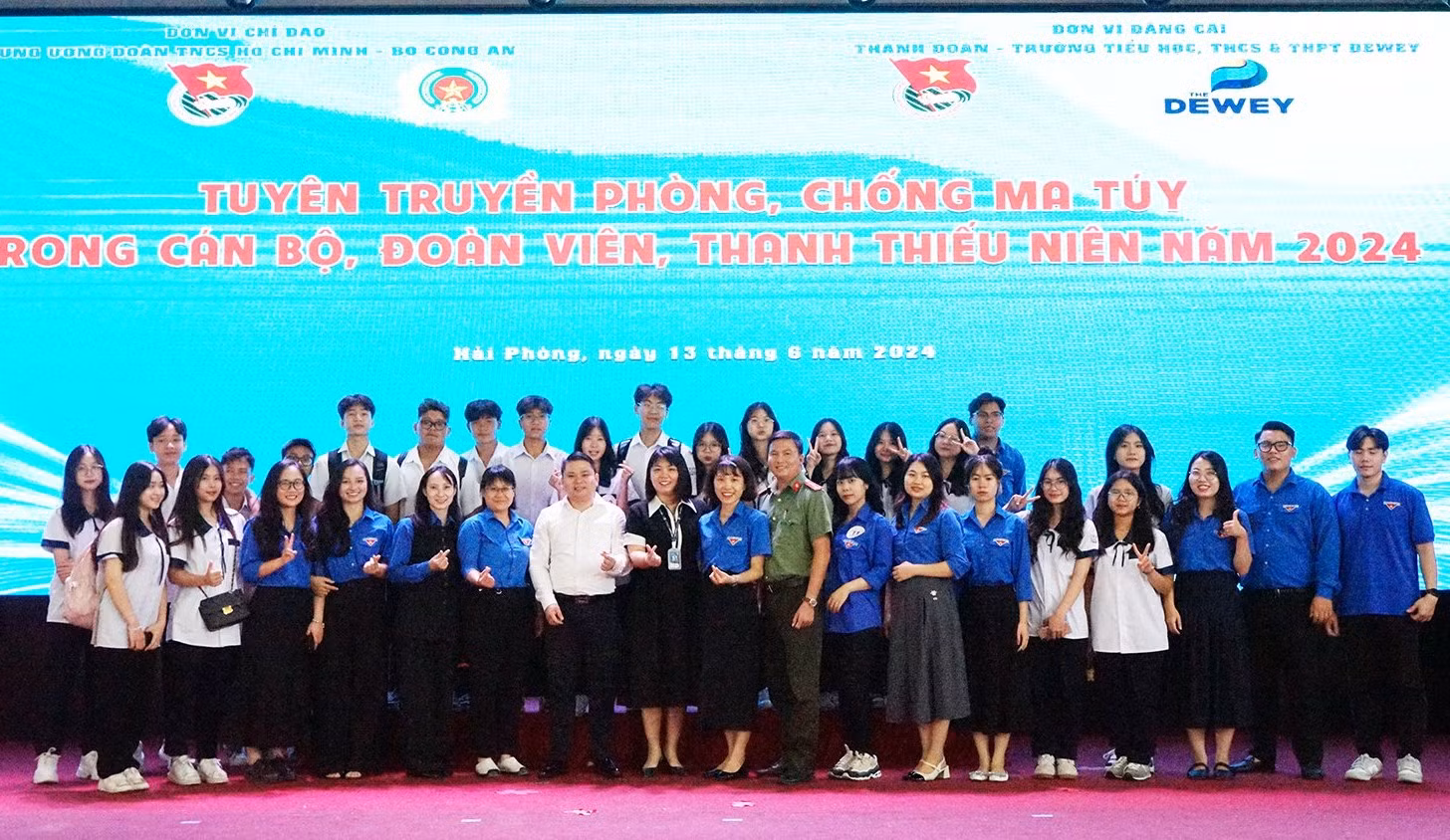 Bộ Công an và Trung ương Đoàn TNCS Hồ Chí Minh: Tổ chức nhiều hoạt động tuyên truyền phòng, chống ma túy tại Hải Phòng -0