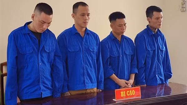 Cướp tài sản và bắt giữ người trái pháp luật, 4 bị cáo lãnh án tù