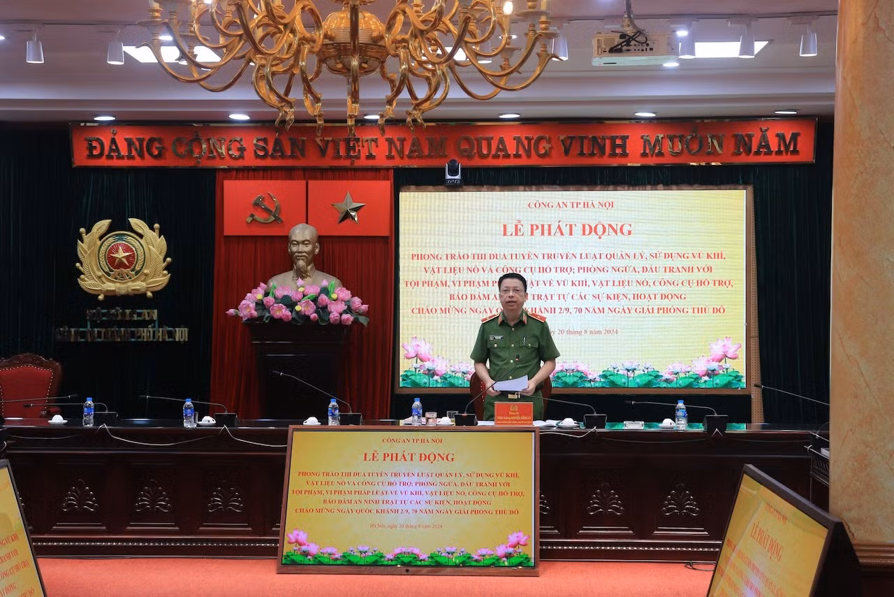 Phát động phong trào thi đua tuyên truyền Luật Quản lý, sử dụng vũ khí, vật liệu nổ và công cụ hỗ trợ -0