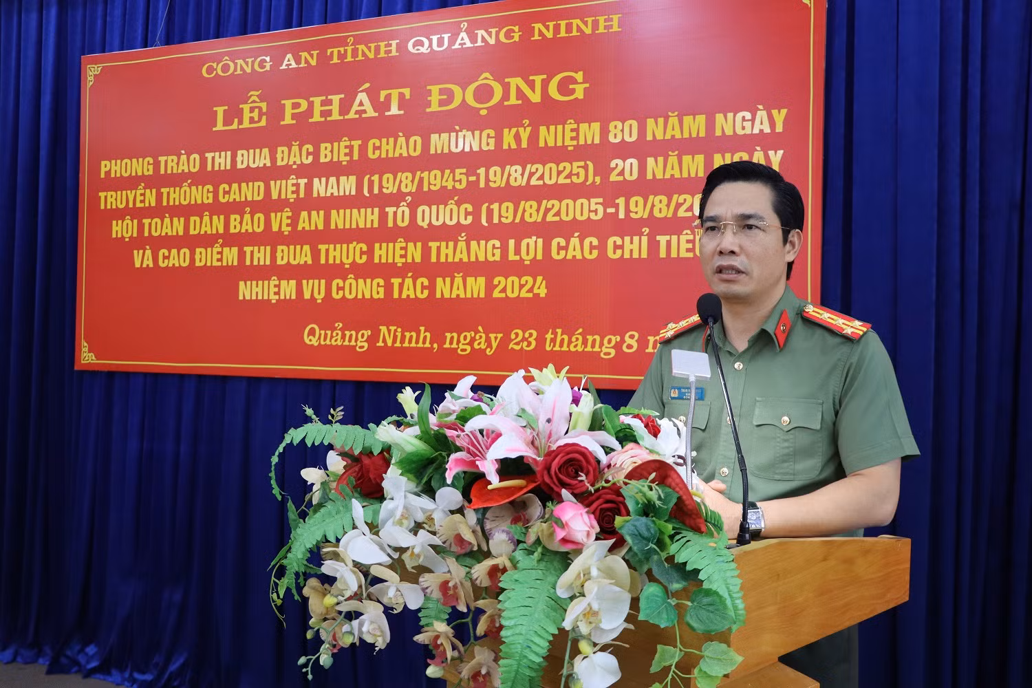 Công an tỉnh Quảng Ninh phát động phong trào thi đua đặc biệt -0