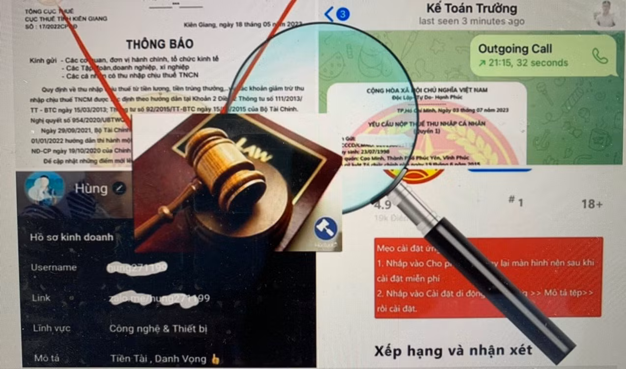 Cài đặt App giả mạo Tổng cục thuế, người phụ nữ bị mất 240 triệu đồng -0