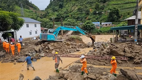 Mù Cang Chải đã được cấp điện trở lại lúc 21h ngày 9/8