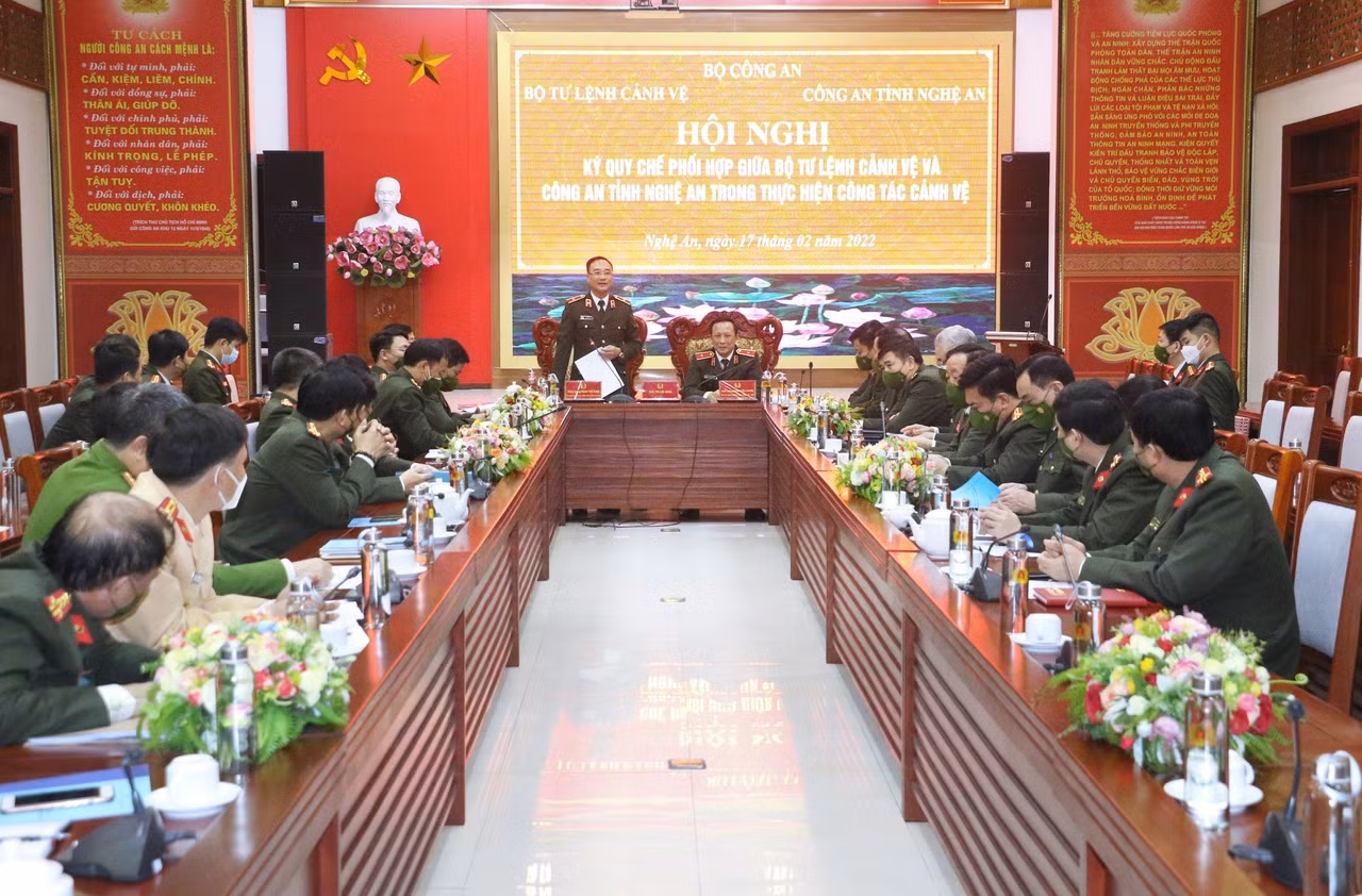 Công an Nghệ An và Bộ Tư lệnh Cảnh vệ ký quy chế phối hợp -0