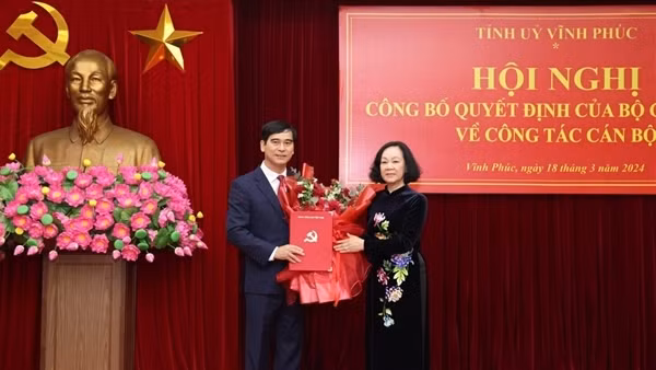 Đồng chí Dương Văn An giữ chức Bí thư Tỉnh ủy Vĩnh Phúc