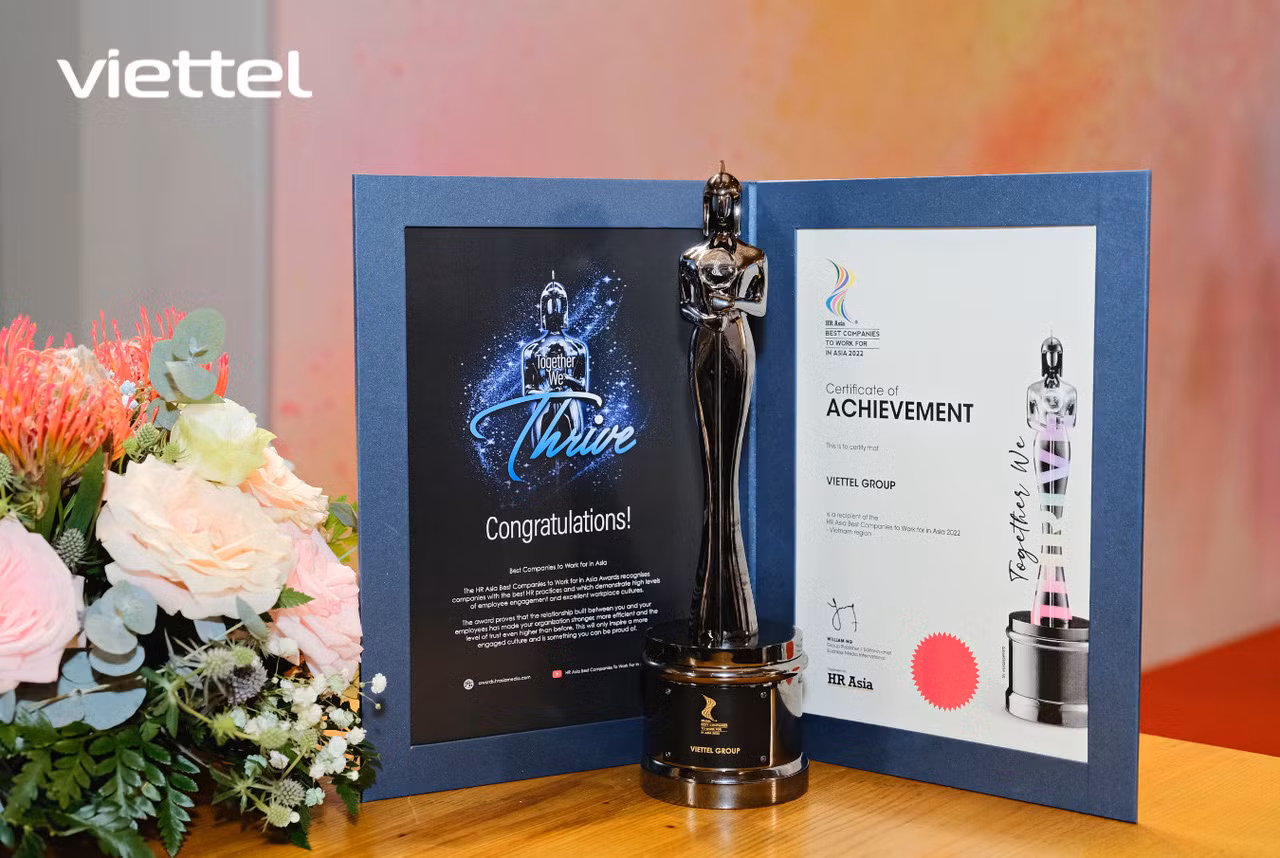 Viettel tiếp tục được công nhận là nơi làm việc tốt nhất dành cho nhân sự châu Á -0