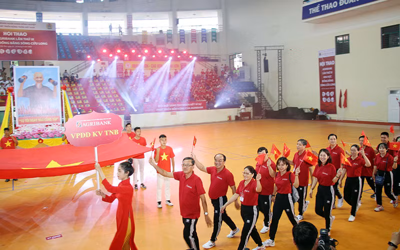 Khai mạc Hội thao Agribank lần thứ IX khu vực Đồng bằng sông Cửu Long năm 2022 -3