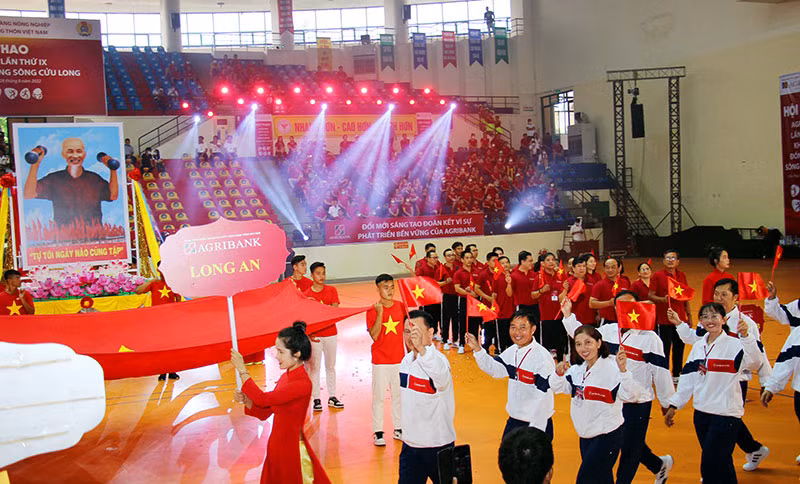 Khai mạc Hội thao Agribank lần thứ IX khu vực Đồng bằng sông Cửu Long năm 2022 -1