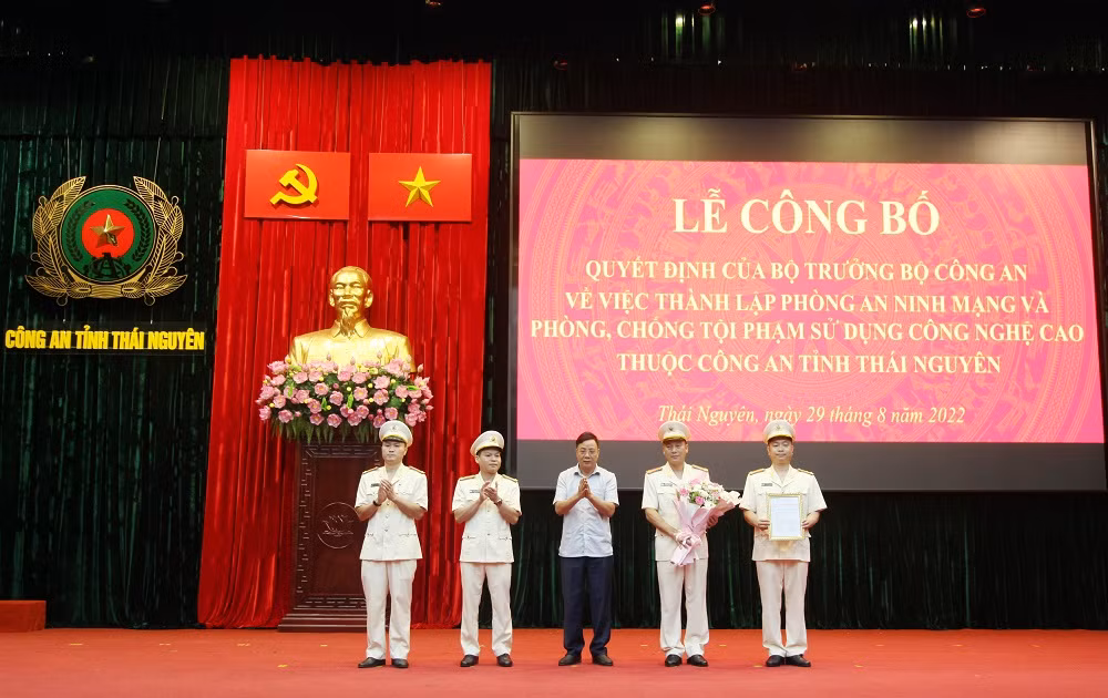 Thành lập Phòng An ninh mạng và phòng, chống tội phạm sử dụng công nghệ cao Công an tỉnh Thái Nguyên -0
