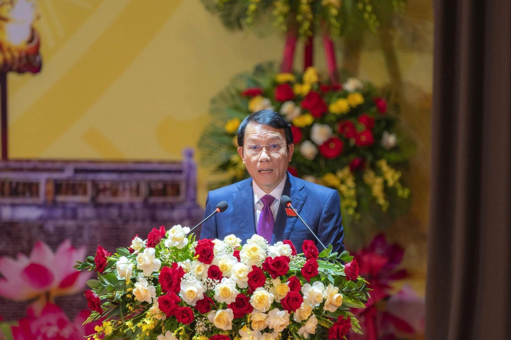 Bộ trưởng Lương Tam Quang dự, chỉ đạo Đại hội đại biểu Đảng bộ TP Huế lần thứ XVII -0