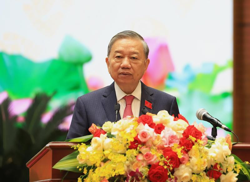 Tổng Bí thư và Chủ tịch nước dự Phiên bế mạc Đại hội Đảng bộ Quân đội lần thứ XII -0