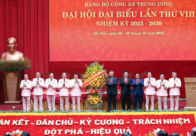 Phát biểu chỉ đạo của Tổng Bí thư Tô Lâm Tại Đại hội Đảng bộ Công an Trung ương lần thứ VIII, nhiệm kỳ 2025-2030 -0