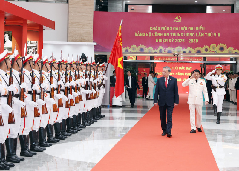 Khai mạc trọng thể Đại hội đại biểu Đảng bộ Công an Trung ương lần thứ VIII -1