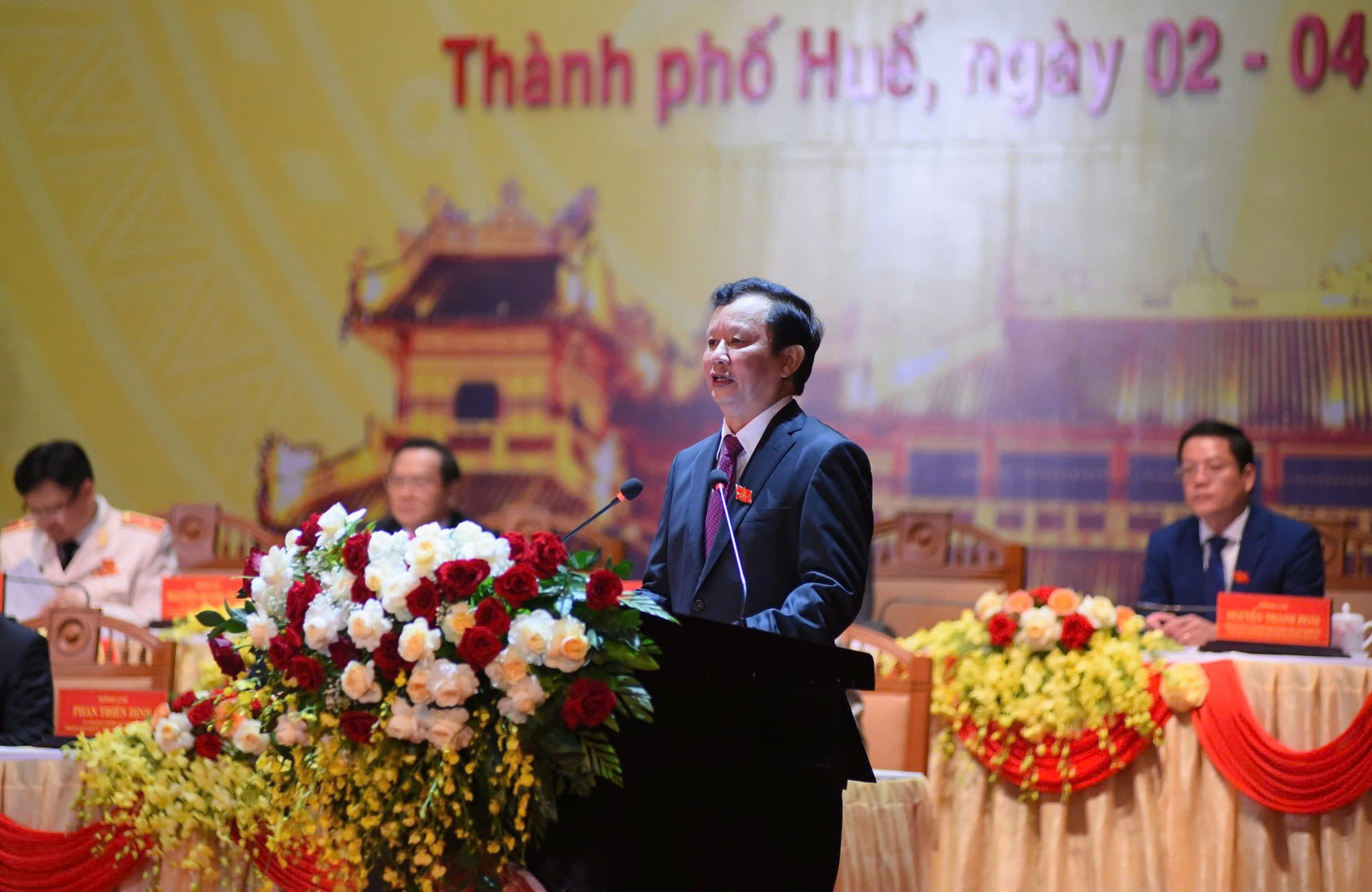 Bộ trưởng Lương Tam Quang dự, chỉ đạo Đại hội đại biểu Đảng bộ TP Huế lần thứ XVII -0