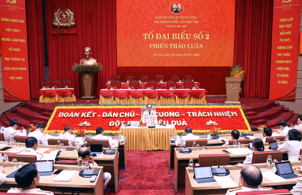 Toàn cảnh Đại hội đại biểu Đảng bộ Công an Trung ương lần thứ VIII -0