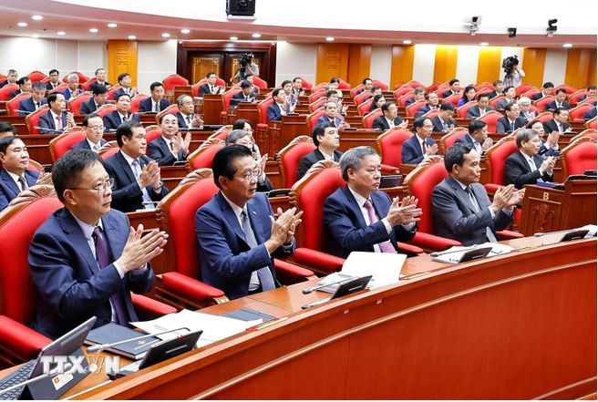 Biểu quyết giới thiệu nhân sự Ban chấp hành Trung ương khóa XIV -0