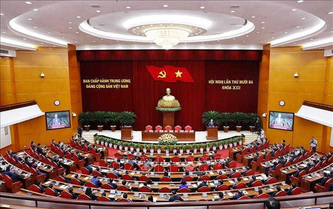 Bế mạc Hội nghị lần thứ 13 Ban Chấp hành Trung ương Đảng khóa XIII -0