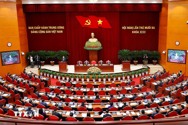 Biểu quyết giới thiệu nhân sự Ban chấp hành Trung ương khóa XIV -0