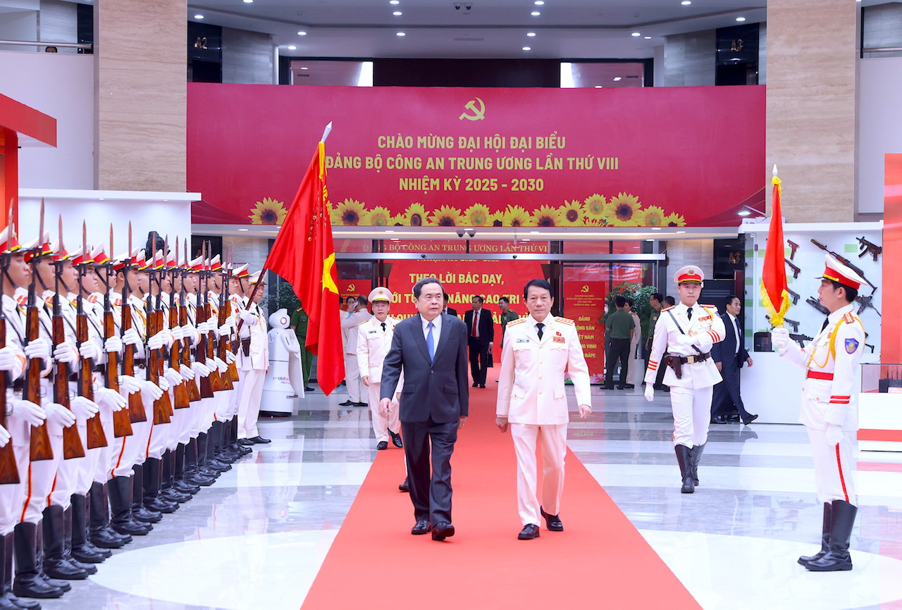 Toàn cảnh Đại hội đại biểu Đảng bộ Công an Trung ương lần thứ VIII -1