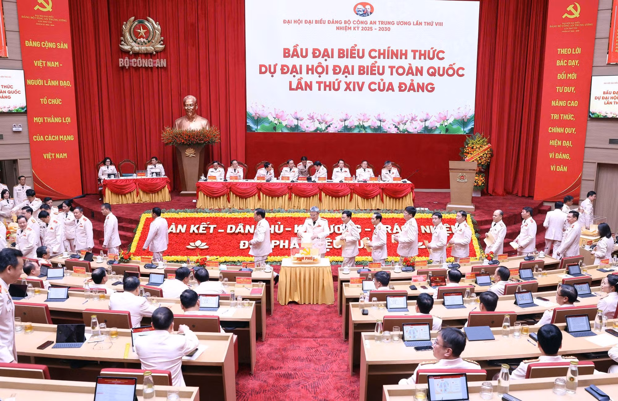 Toàn cảnh Đại hội đại biểu Đảng bộ Công an Trung ương lần thứ VIII -2