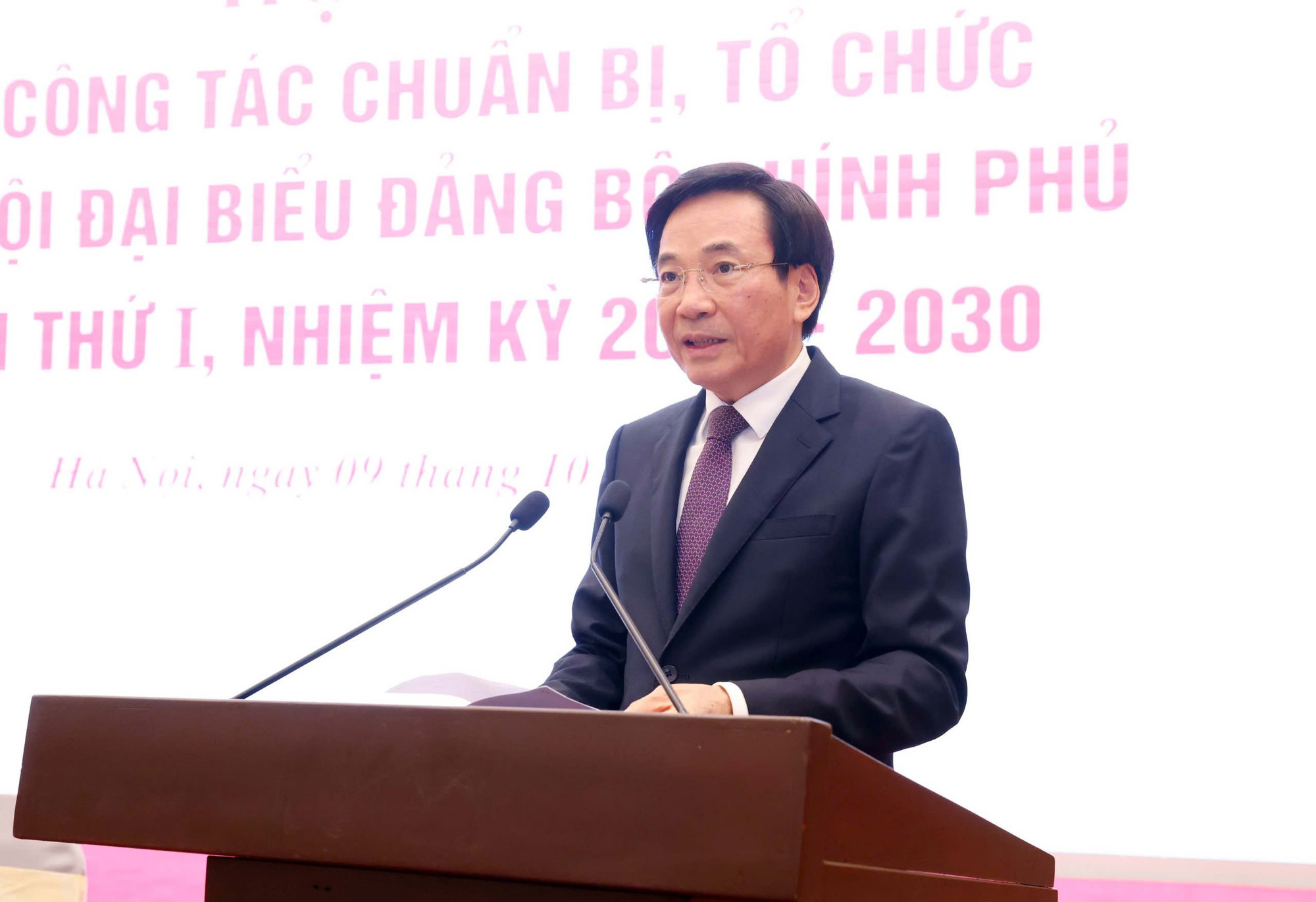 Đại hội đại biểu Đảng bộ Chính phủ lần thứ I sẽ diễn ra tại Hà Nội từ ngày 12-13/10 -0