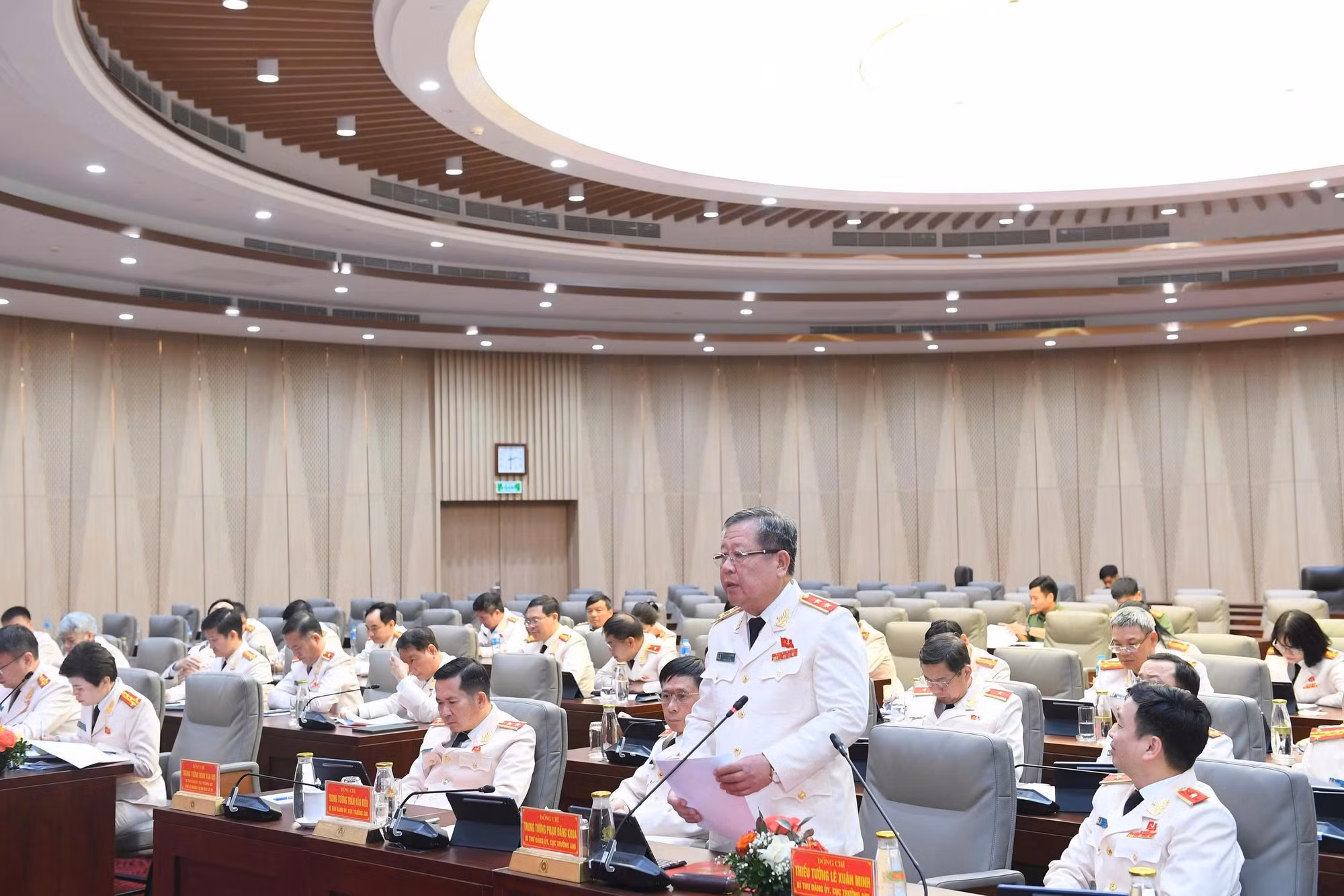 Toàn cảnh Đại hội đại biểu Đảng bộ Công an Trung ương lần thứ VIII -0