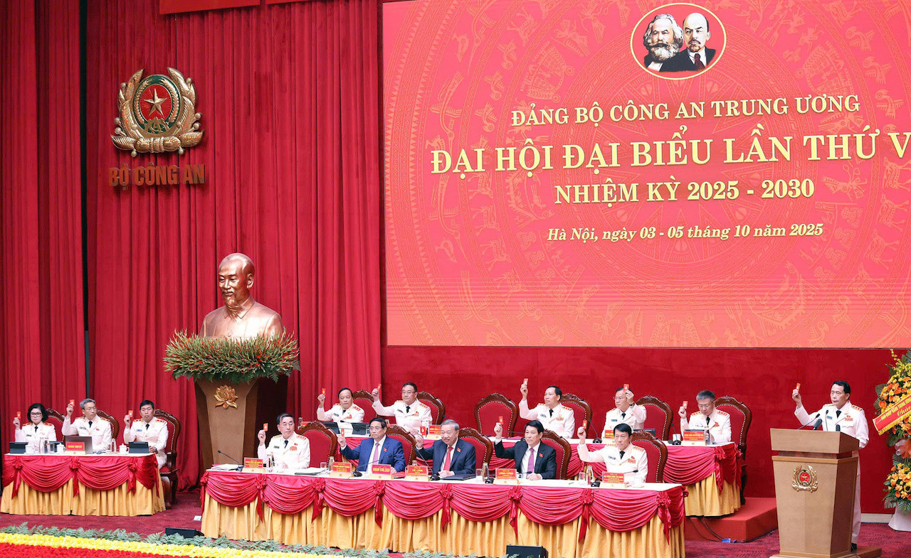 Khai mạc trọng thể Đại hội đại biểu Đảng bộ Công an Trung ương lần thứ VIII -0