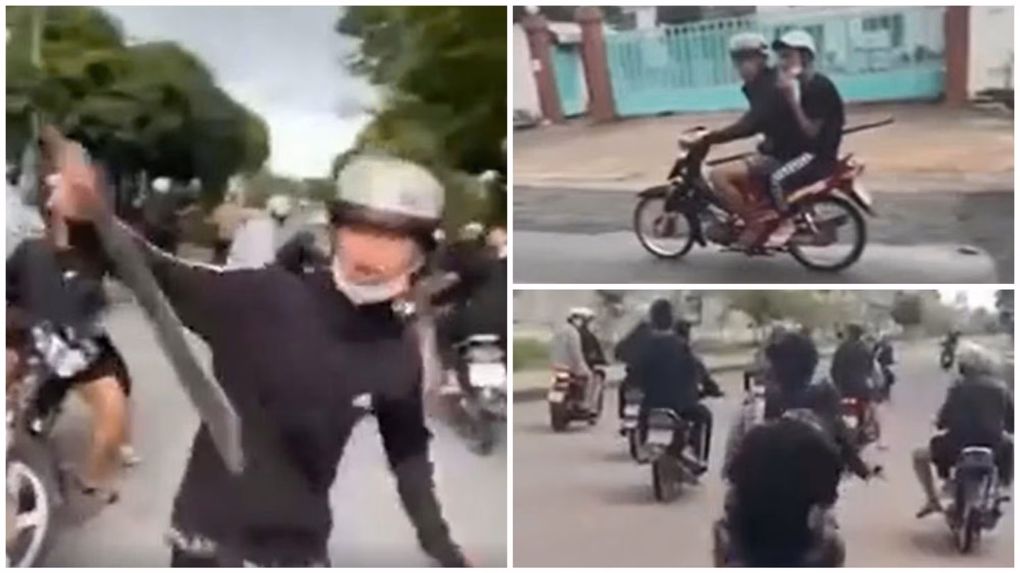 Điều tra vụ việc nhóm đối tượng tụ tập, mang theo hung khí gây rối trật tự công cộng -0