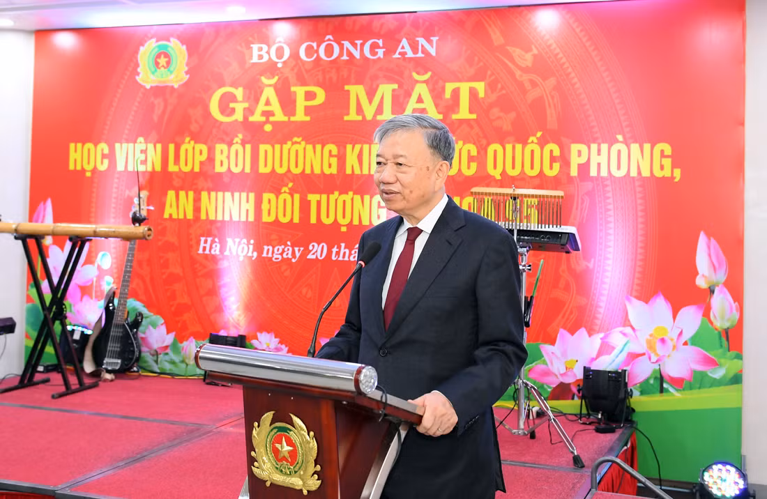 Bộ Công an gặp mặt học viên Lớp bồi dưỡng kiến thức Quốc phòng, An ninh đối tượng 1, Khóa 95 -0