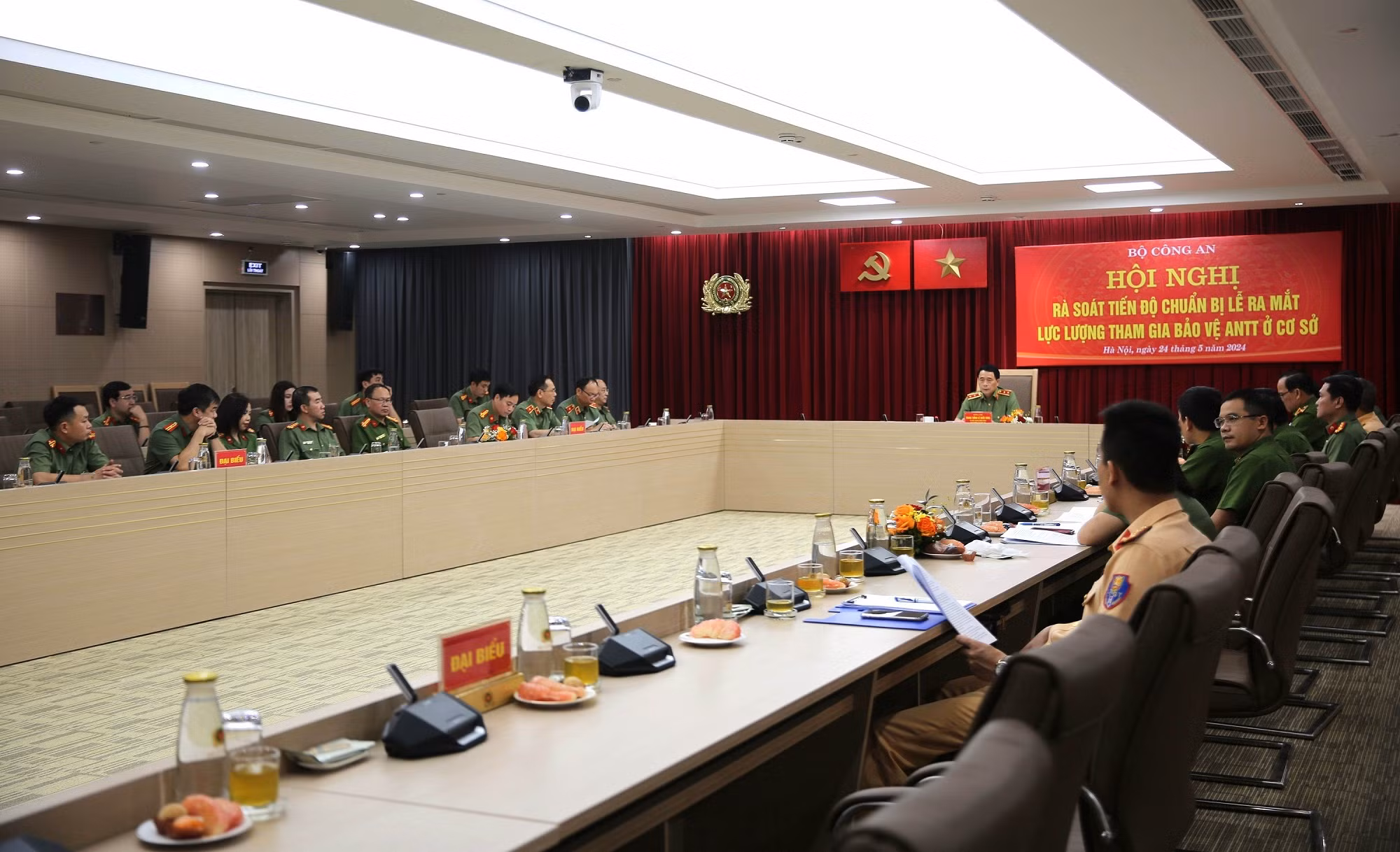 Chuẩn bị tốt các điều kiện cho Lễ ra mắt lực lượng tham gia bảo vệ ANTT ở cơ sở -0