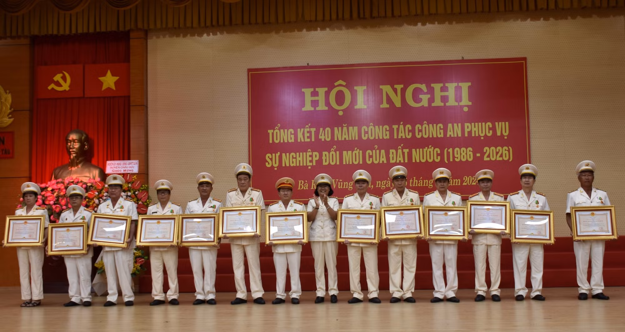 Công an tỉnh Bà Rịa-Vũng Tàu tổng kết 40 năm công tác Công an -0