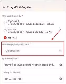 Qua VNeID người dân tra cứu khu vực bỏ phiếu, danh sách người ứng cử -0