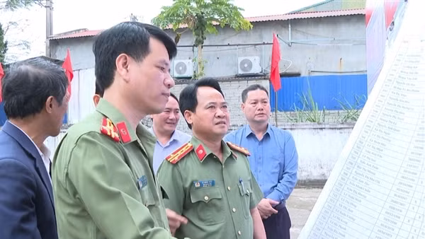 Công an Thanh Hoá triển khai đồng bộ các biện pháp bảo đảm ANTT tại các điểm bầu cử