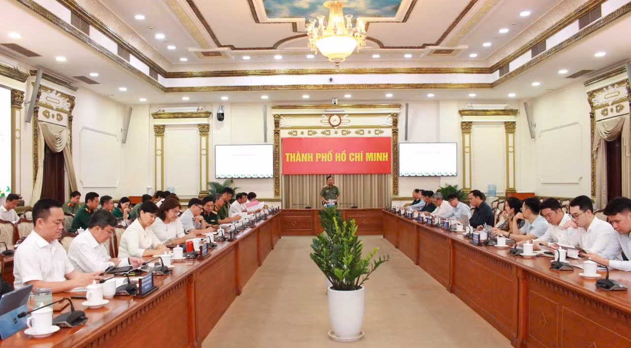 Đoàn công tác của Hội đồng bầu cử Quốc gia kiểm tra công tác bảo đảm ANTT tại TP Hồ Chí Minh -0