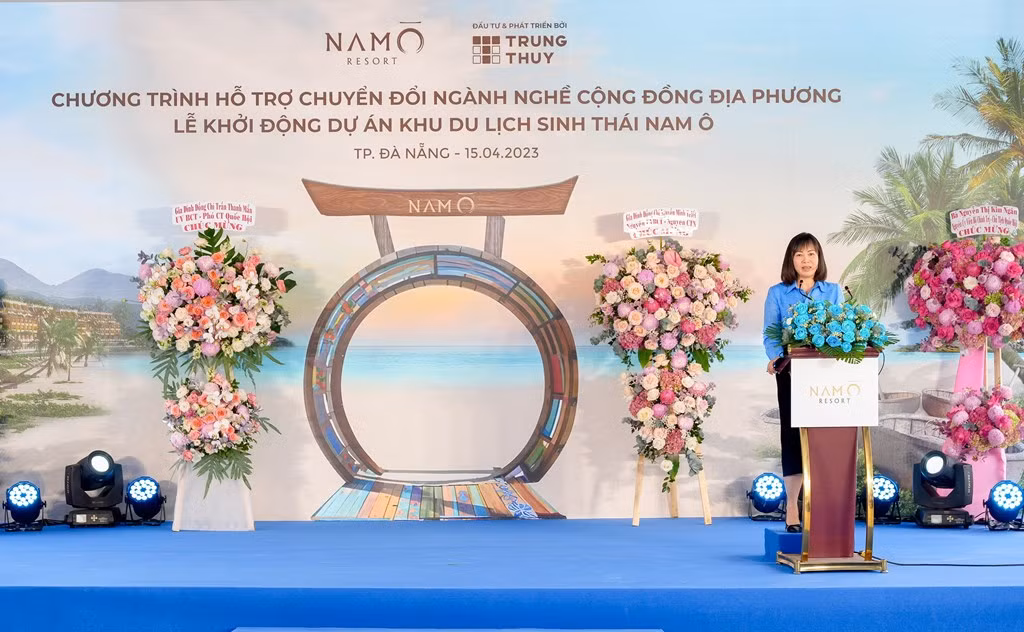 Khởi động dự án khu du lịch sinh thái Nam Ô và công bố chương trình hỗ trợ chuyển đổi ngành nghề cộng đồng địa phương -3