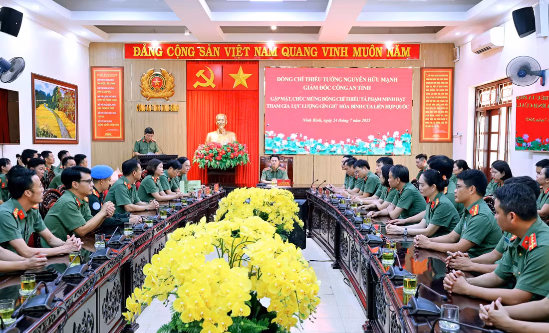 Công an Ninh Bình tự hào, vinh dự khi có 2 CBCS tham gia nhiệm vụ giữ gìn hoà bình Liên hợp quốc -0