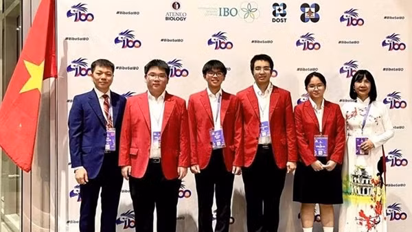 Việt Nam giành 4 huy chương tại Olympic Sinh học Quốc tế 2025