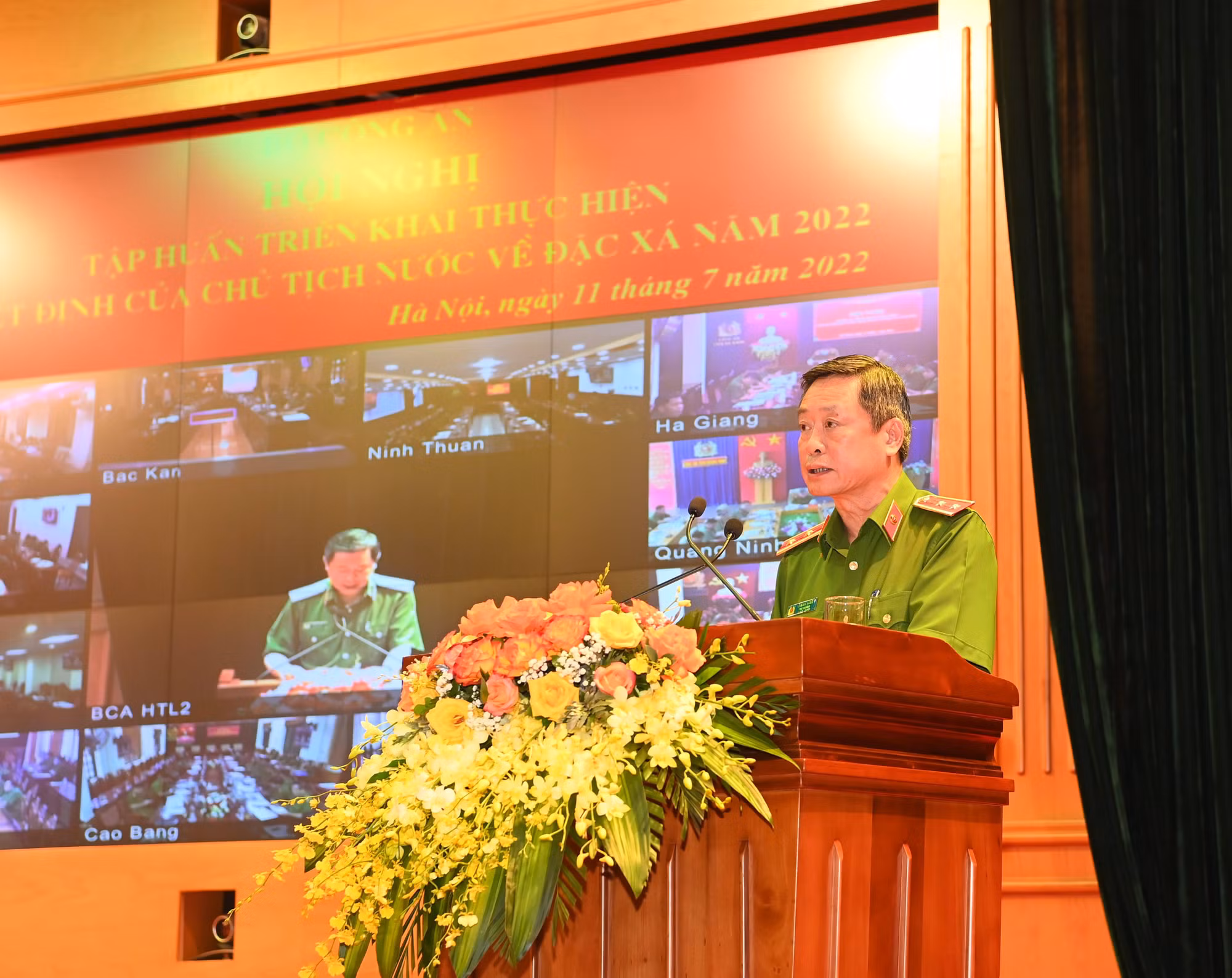 Tập huấn về công tác đặc xá năm 2022 -0