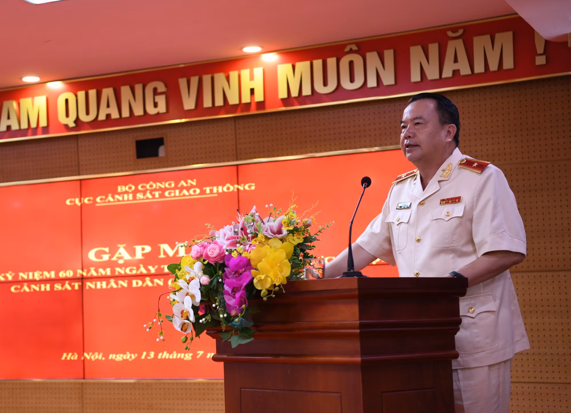  Cục CSGT đã tổ chức gặp mặt nhân kỷ niệm 60 năm Ngày truyền thống lực lượng Cảnh sát nhân dân -0