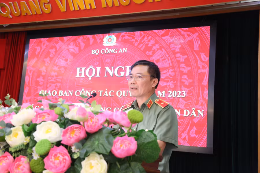 Hội nghị giao ban công tác quý II năm 2023 các học viện, trường CAND -0
