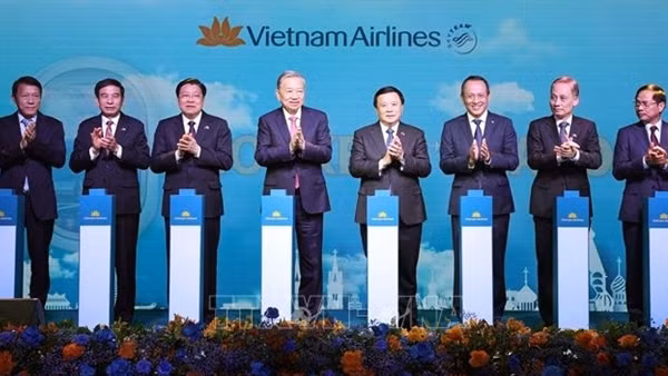Tổng Bí thư Tô Lâm dự Lễ công bố đường bay thẳng Hà Nội - Moskva