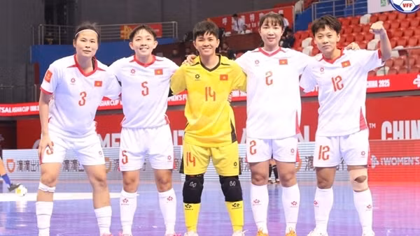 Đội tuyển futsal nữ Việt Nam hoàn thành mục tiêu đầu tiên