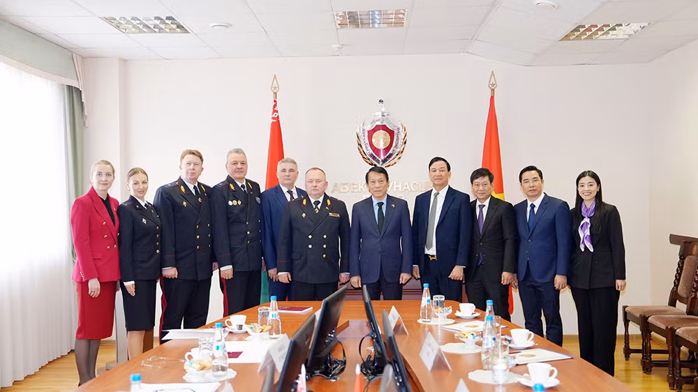 Tăng cường hợp tác trong lĩnh vực khoa học hình sự giữa Việt Nam và Belarus -0