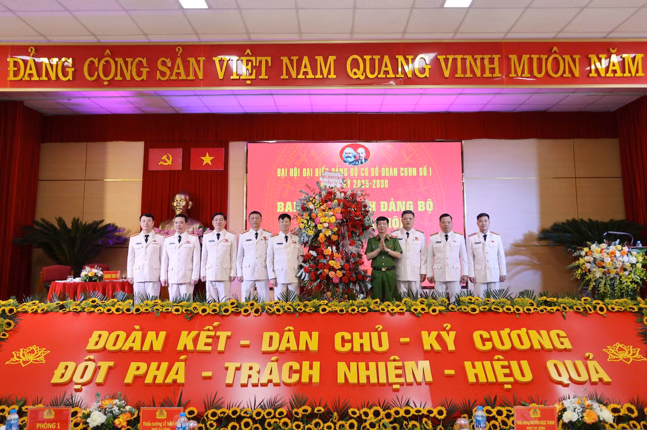 Đại hội đại biểu Đảng bộ cơ sở Đoàn Cảnh sát đặc nhiệm số 1, nhiệm kỳ 2025-2030 -0