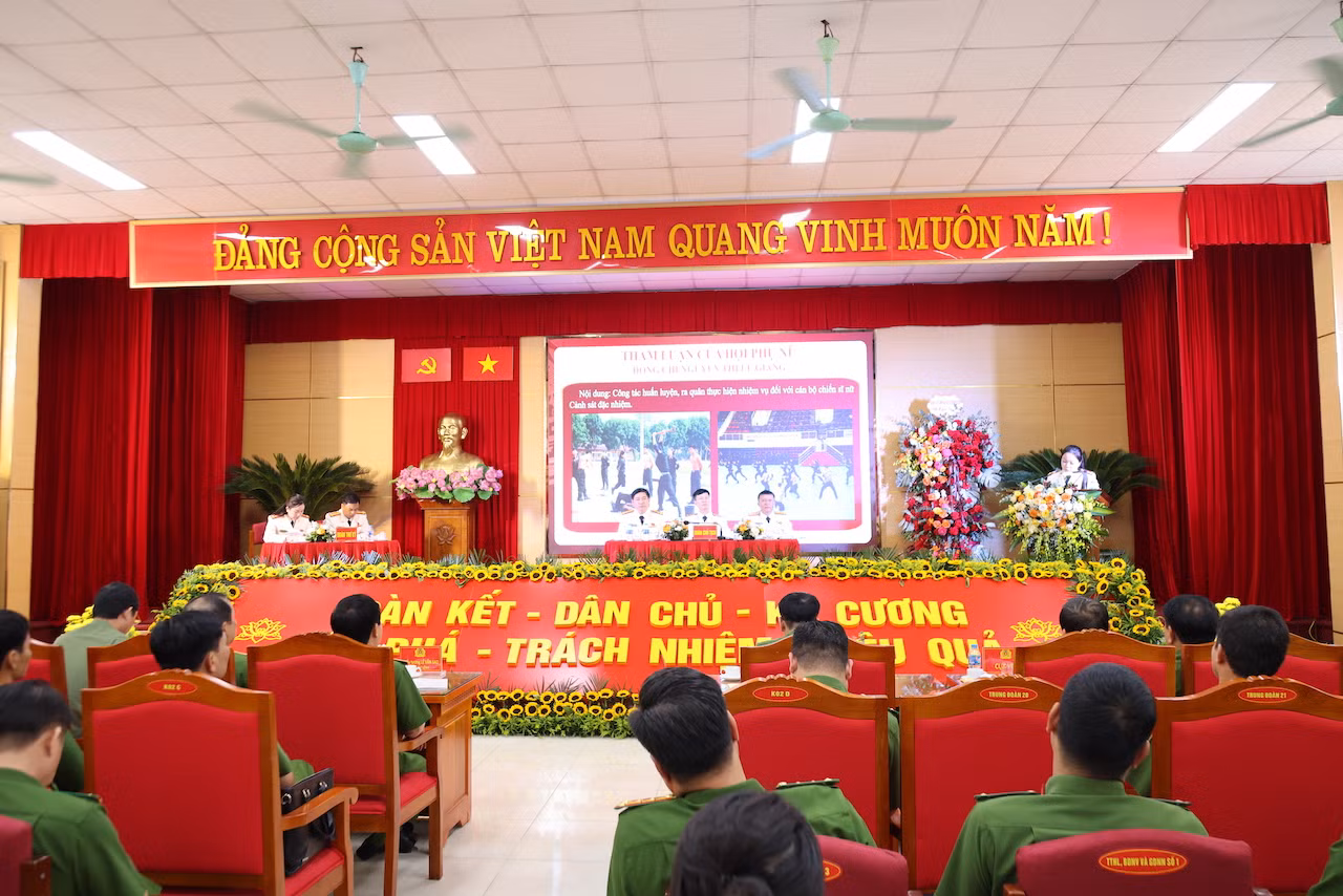 Đại hội đại biểu Đảng bộ cơ sở Đoàn Cảnh sát đặc nhiệm số 1, nhiệm kỳ 2025-2030 -0