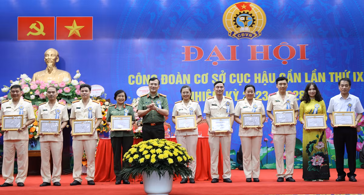 Công an các đơn vị tổ chức Đại hội Công đoàn cơ sở -0
