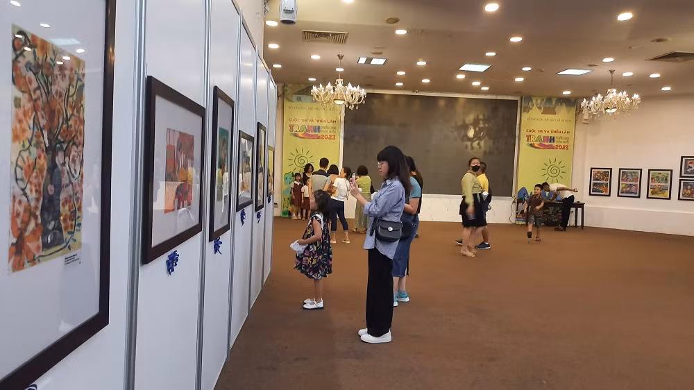 Trao giải thưởng và triển lãm tranh thiếu nhi toàn quốc năm 2023 -0