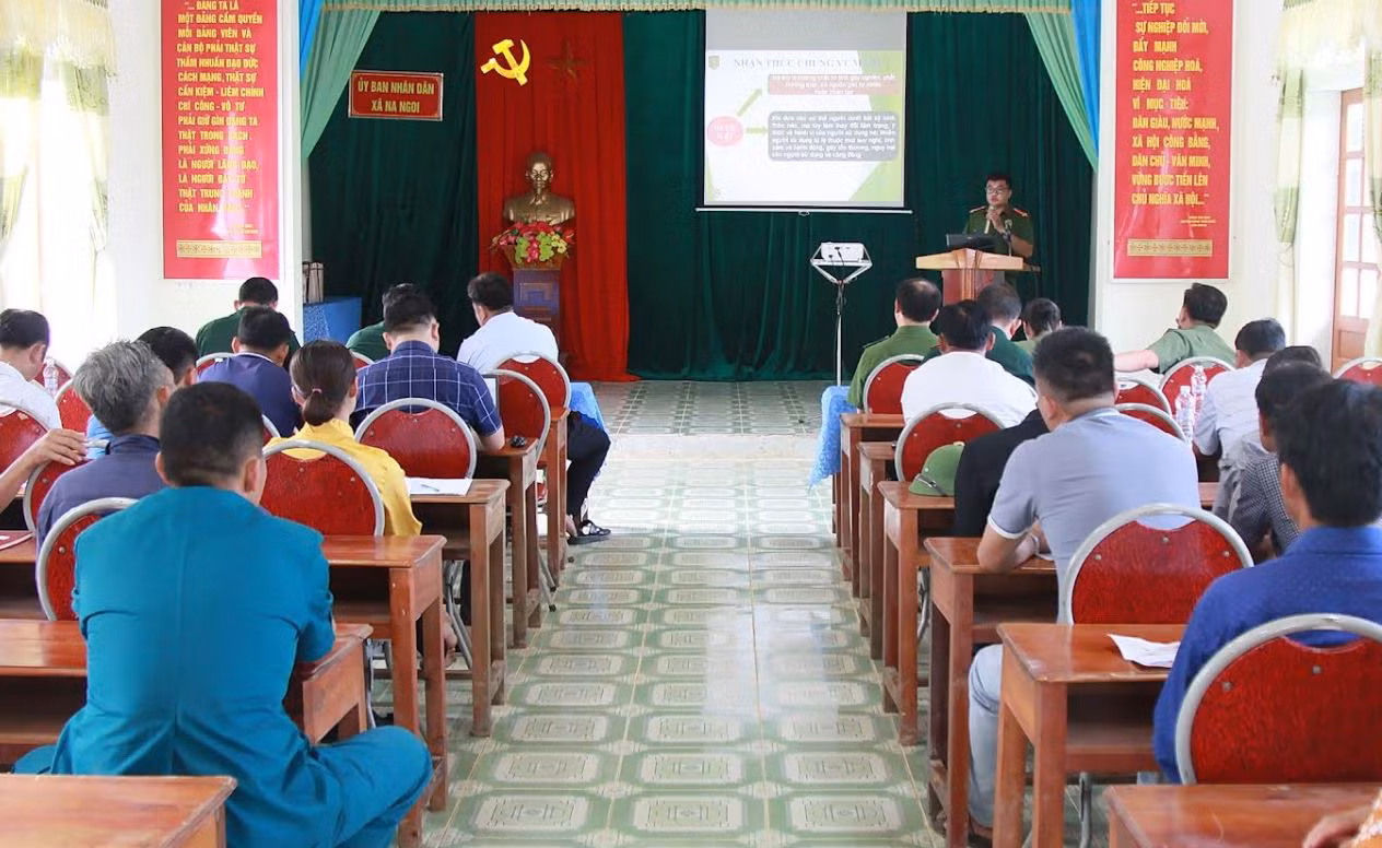 Công an Nghệ An đẩy mạnh tuyên truyền pháp luật tại địa bàn biên giới -0
