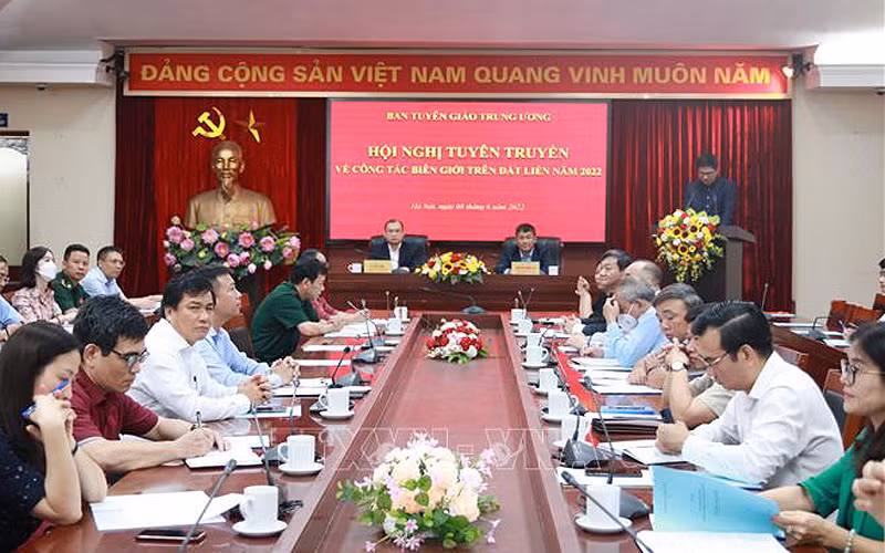 Đẩy mạnh tuyên truyền, thông tin đối ngoại về quản lý, bảo vệ biên giới trên đất liền -0