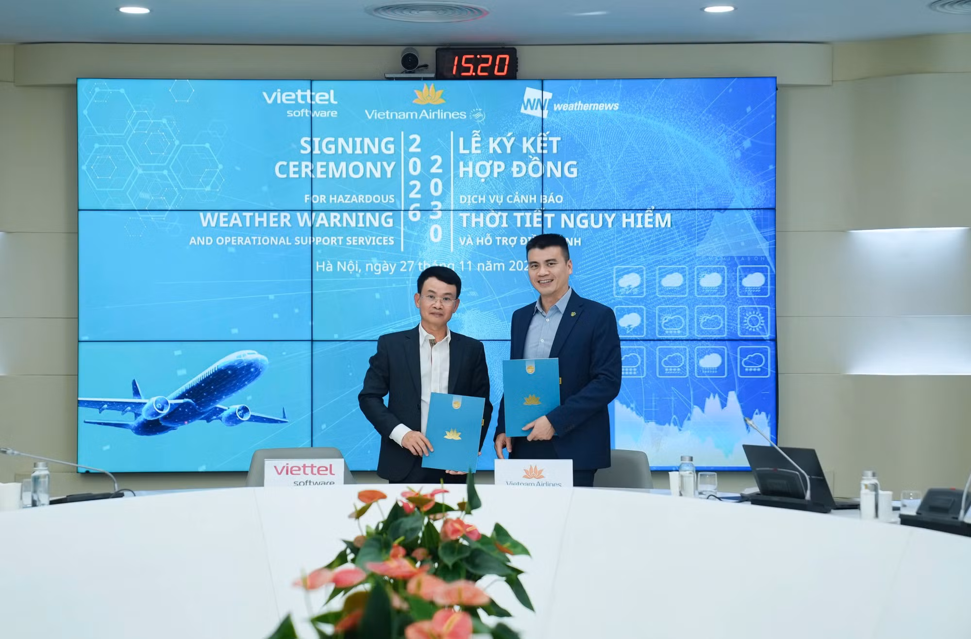 Viettel phát triển phần mềm cảnh báo thời tiết nguy hiểm cùng Vietnam Airlines -0